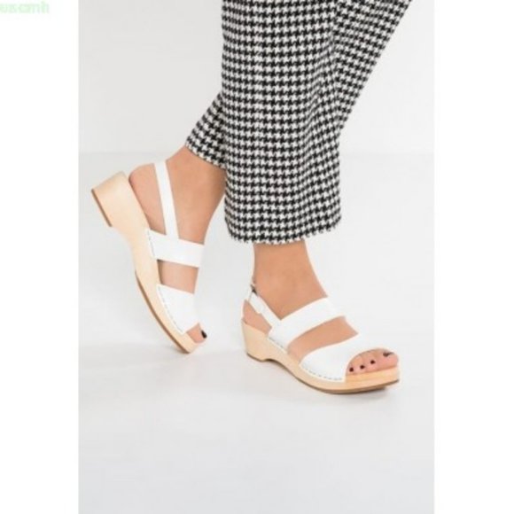 Swedish Hasbeens Helena Leather Sandals - Picture 5 of 11